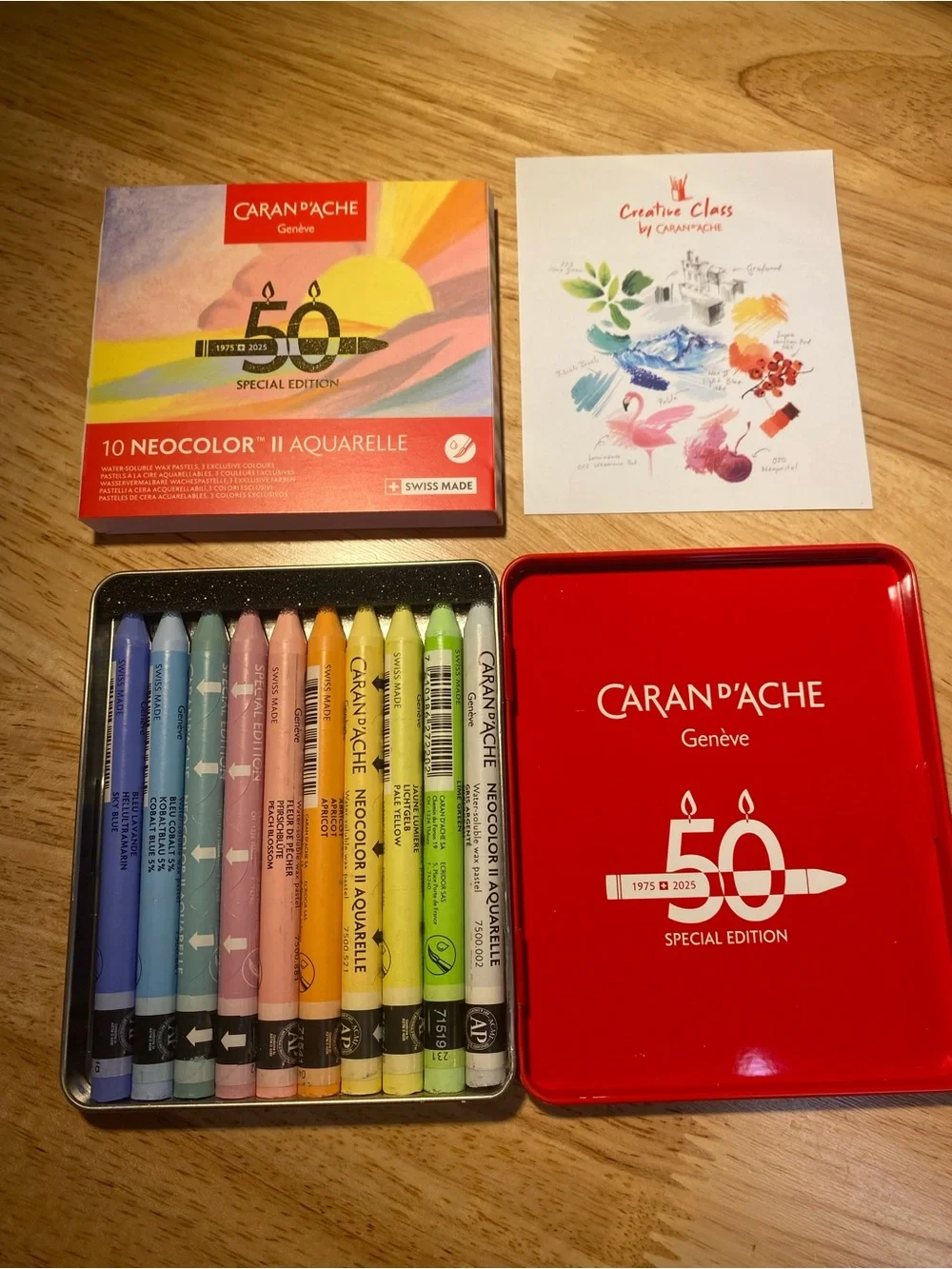 CARAN D’ACHE - Neocolor II Aquarelle 50th Special Editions (All 5)